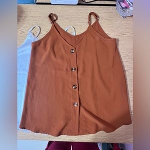 Set of camisoles, med/large